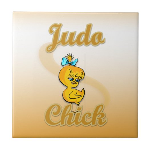 Judo Chick Fliese (Vorderseite)