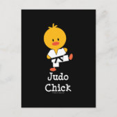 Judo Chick Postcard Postkarte (Vorderseite)