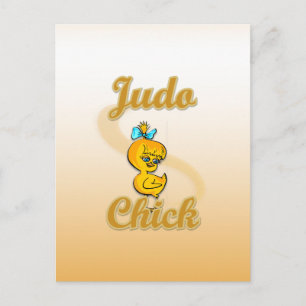 Judo Chick Postkarte
