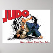 Judo Choke Out Poster (Vorne)