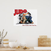 Judo Choke Out Poster (Küche)