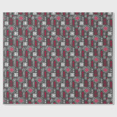 Judo - clean modern geometric pattern geschenkpapier (Flach)