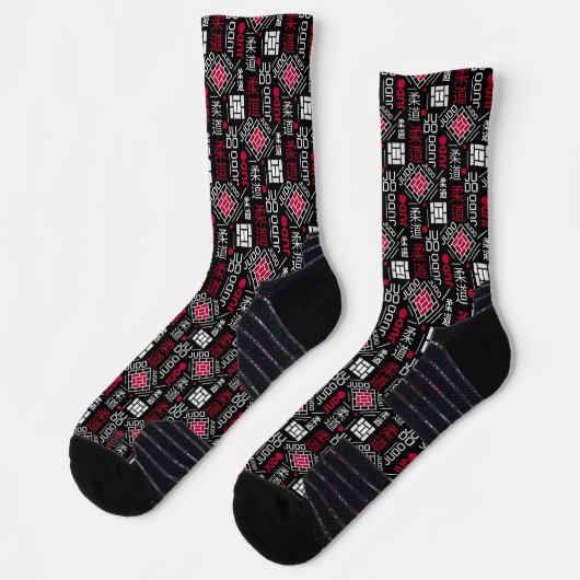 Judo - clean modern geometric pattern socken (Links)