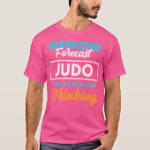 Judo Drinks Funny Judo T-Shirt (Vorderseite)