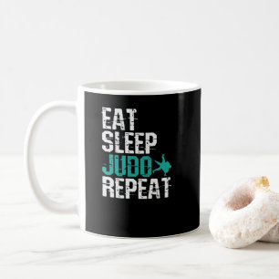 Judo Eat Sleep Judo Repeat Kaffeetasse