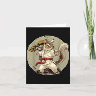 Judo Eichhörnchen Bonsai Baum Kickboxen Taekwondo Karte