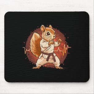 Judo Eichhörnchen Herzschlag Kickboxen Taekwondo M Mousepad