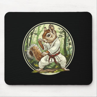 Judo Eichhörnchen Wald Martial Arts Kickboxen Mousepad