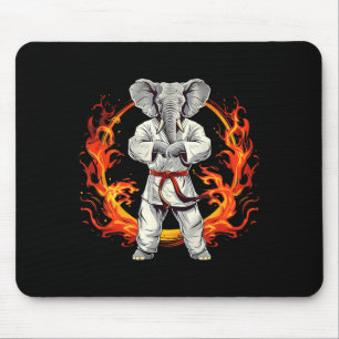 Judo Elefant Natur Kickboxen Taekwondo Martial Mousepad