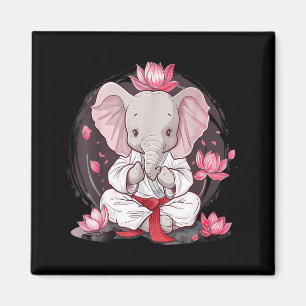 Judo Elefant Nature Kickboxen Taekwondo Martial Magnet