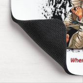 Judo erdrosselt heraus mousepad (Ecke)