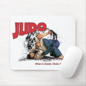 Judo erdrosselt heraus mousepad (Mit Mouse)