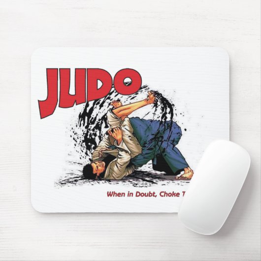 Judo erdrosselt heraus mousepad (Mit Mouse)