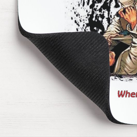 Judo erdrosselt heraus mousepad (Ecke)