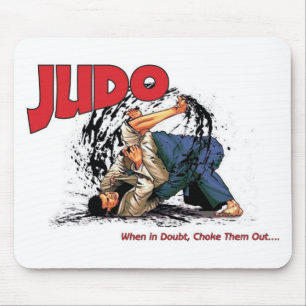 Judo erdrosselt heraus mousepad