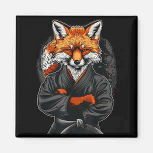Judo Fox Nature Kickboxen Taekwondo Kampfsport Magnet