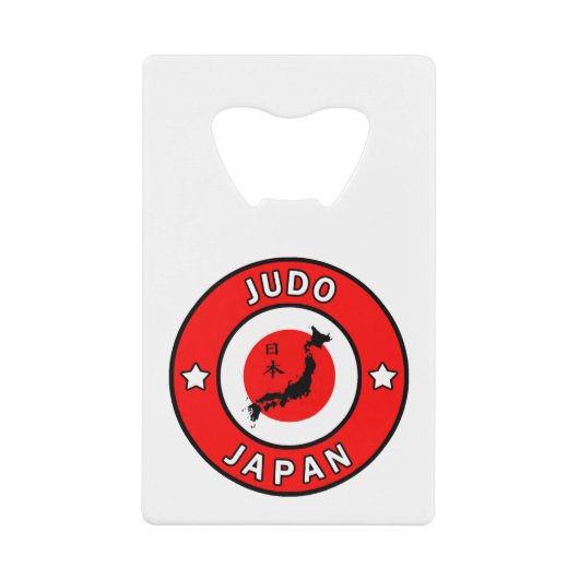 Judo Geldbeutel Flaschenöffner (Vorderseite)