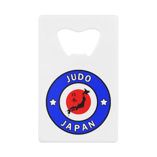 Judo Geldbeutel Flaschenöffner (Vorderseite)