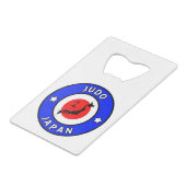 Judo Geldbeutel Flaschenöffner (Rückseite Schrägansicht)