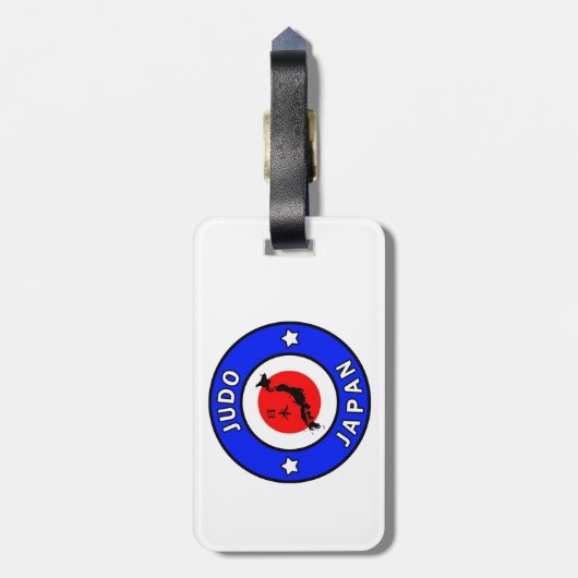 Judo Gepäckanhänger (Rückseite vertikal)
