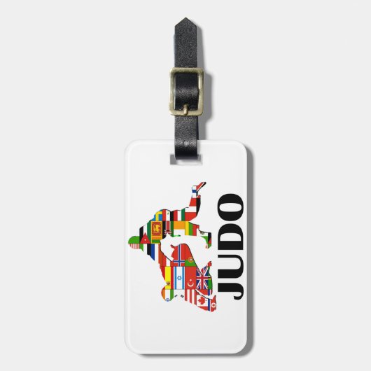 Judo Gepäckanhänger (Vorderseite vertikal)