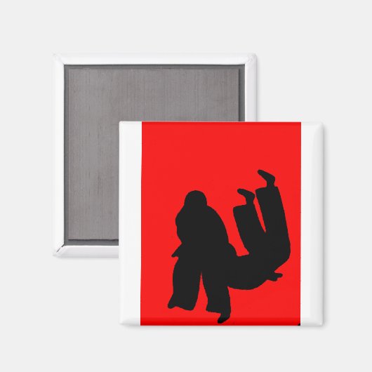 Judo Geschenk Magnet (Vorderseite/Rückseite)