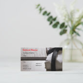 Judo Gi auf Tatami mat Visitenkarte (Stehend Vorderseite)