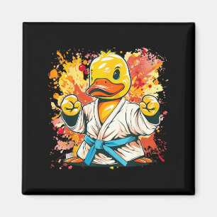 Judo-Gummiente Natur-Kickboxen Taekwondo Magnet