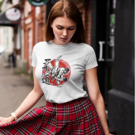 Judo Hand Drawn Fighters T-Shirt