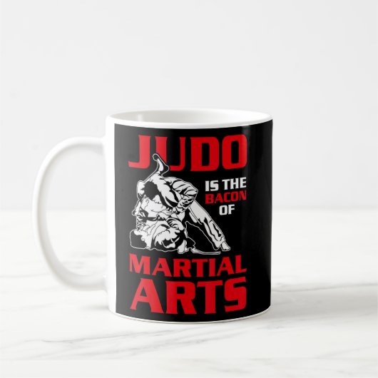 Judo ist das Bacon der Kampfkunst - Judoka Instruc Kaffeetasse (Links)
