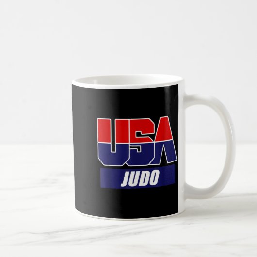 Judo Kampfsport 2024 USA Team Kaffeetasse (Rechts)