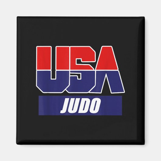 Judo Kampfsport 2024 USA Team Magnet (Vorne)