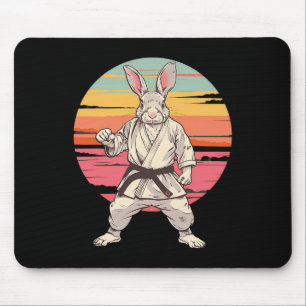 Judo Kaninchen Bunny Natur Kickboxen Taekwondo Kam Mousepad