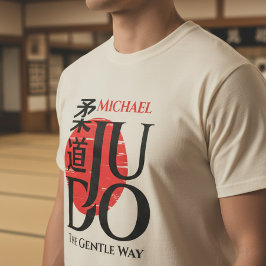 Judo -Kanji, Aufgehende Sonne T-Shirt