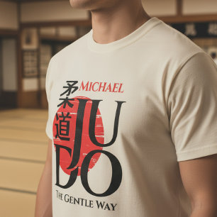 Judo -Kanji, Aufgehende Sonne T-Shirt