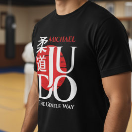Judo -Kanji, Aufgehende Sonne Tri-Blend Shirt