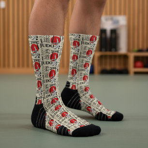 Judo Kanji, Judoka, Torii-Tore-Muster Socken