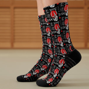 Judo Kanji, Judoka, Torii-Tore-Muster Socken