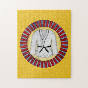 Judo Karate Martial Arts Jigsaw Puzzle Black Belt