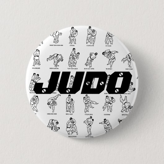 JUDO Knopf Button (Vorderseite)