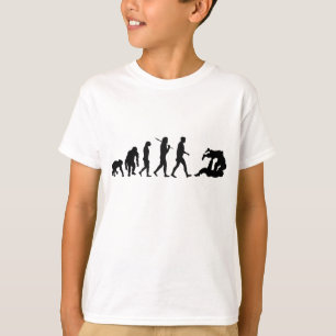 Judo-Kriegskünstler-schwarzer Gurt-EvolutionThrow T-Shirt