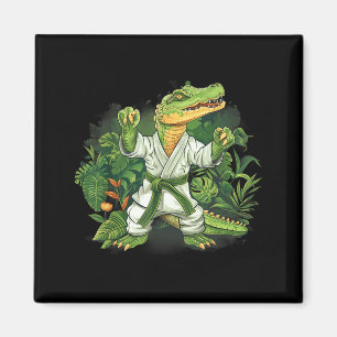Judo Krokodil Natur Kickboxen Taekwondo Kampfsport Magnet