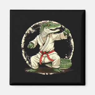 Judo Krokodil Natur Kickboxen Taekwondo Kampfsport Magnet