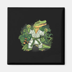 Judo Krokodil Natur Kickboxen Taekwondo Kampfsport Magnet