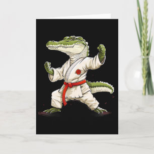 Judo Krokodil Natur Kickboxen Taekwondo Martial Karte
