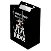 Judo Martial Arts Self Defense Taekwondo Judo Mittlere Geschenktüte (Rückseite Schrägansicht)
