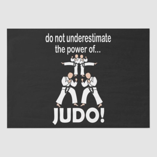 Judo Martial Arts Self Defense Taekwondo Judo Seidenpapier (Vorderseite)