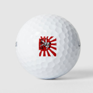 Judo Martial Arts Vintages Retro Design Golfball