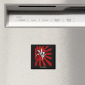 Judo Martial Arts Vintages Retro Design Magnet (In Situ (Geschirrspüler))