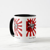 Judo Martial Arts Vintages Retro Design Tasse (Vorderseite Links)